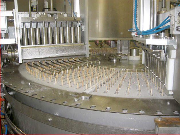 Stecchinatrice per macchina rigenerata produzione gelati con stecco - Modello 6AT 10Wide