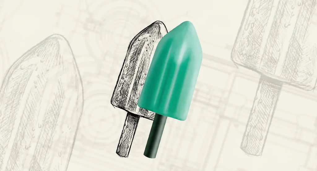 Popsicle with an edible stick – LAIeF
