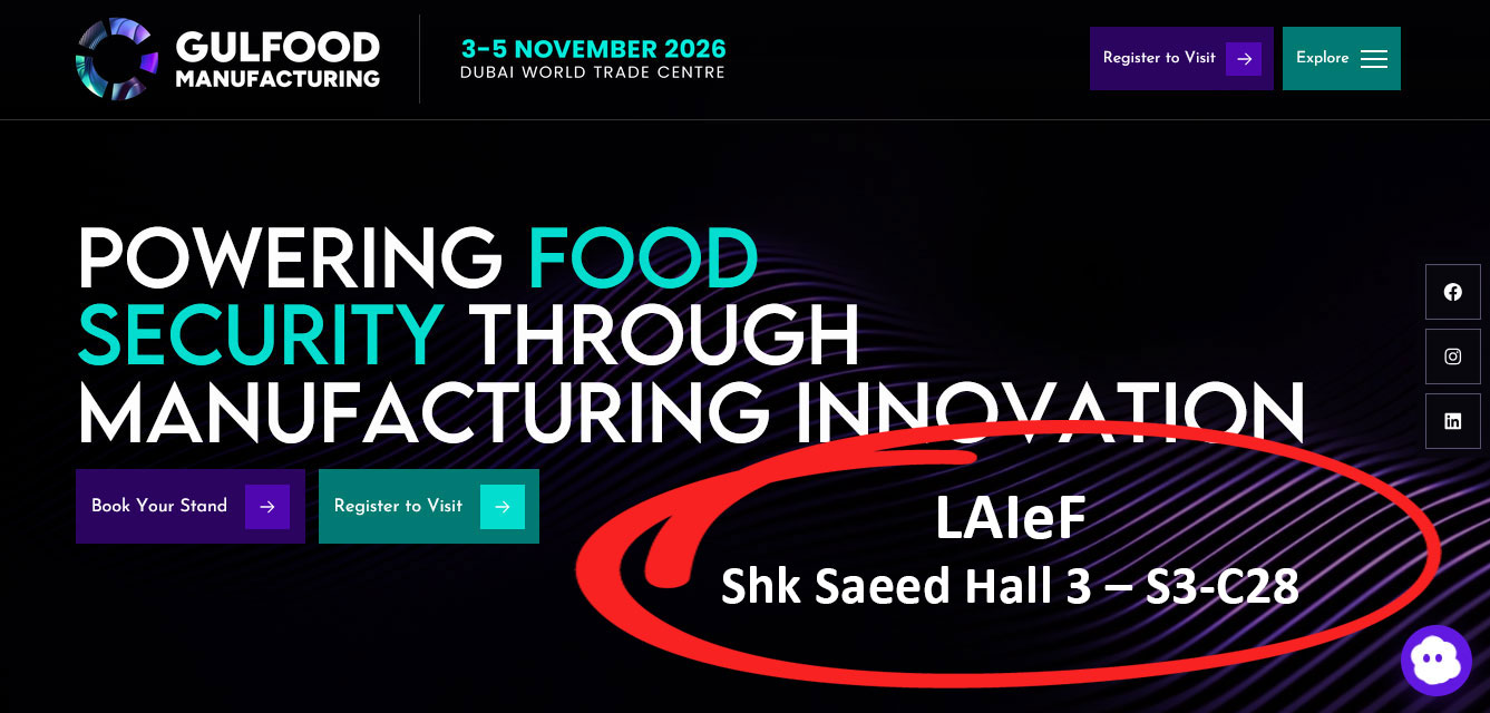 LAIeF at Gulfood Manufacturing 2026